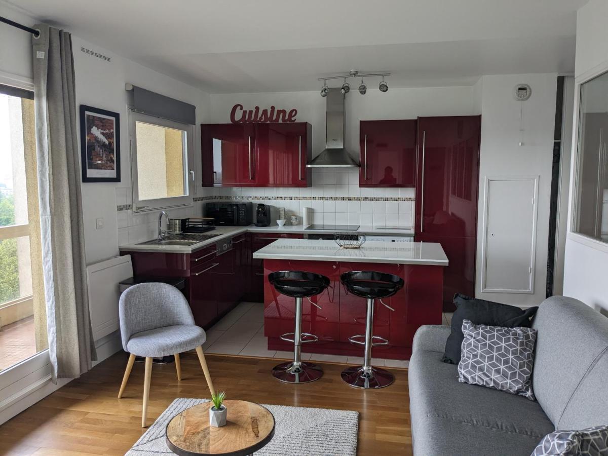 Puteaux- La Defense Arena Appartement Vue Tour Eiffel エクステリア 写真