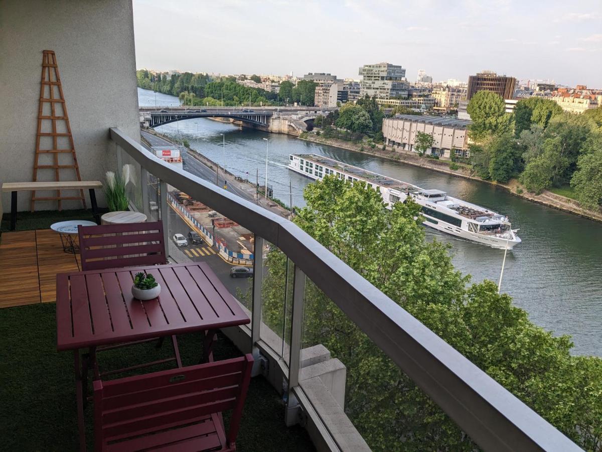 Puteaux- La Defense Arena Appartement Vue Tour Eiffel エクステリア 写真